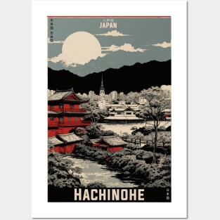 Hachinohe Japan Vintage Poster Tourism Posters and Art